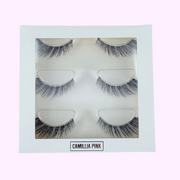 Rebeca clear band strip lashes -Wings effect
