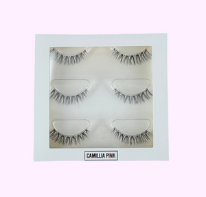 Olivia soft clear band strip lashes